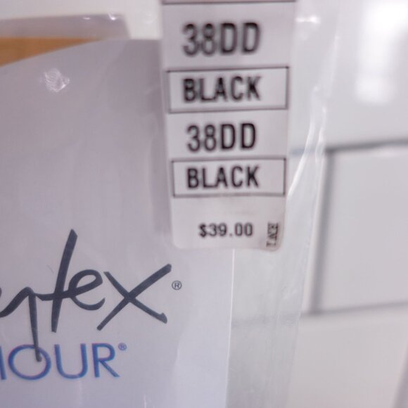 NEW Playtex 18 Hour Ultimate Lift and Support Wireless Bra Black Size 38DD 4745 - Picture 6 of 6